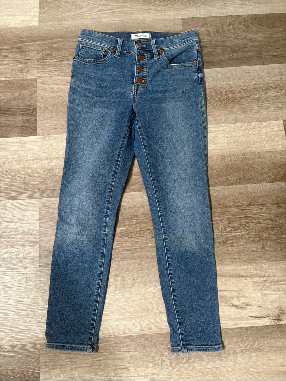 Madewell High-Rise Skinny Jeans in Blue